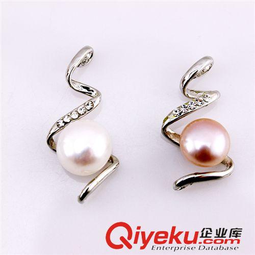 珍珠吊墜-The pearl hangs fall 珍珠項(xiàng)墜 S型珍珠吊墜 12mm項(xiàng)飾 外貿(mào)出口首飾 140709