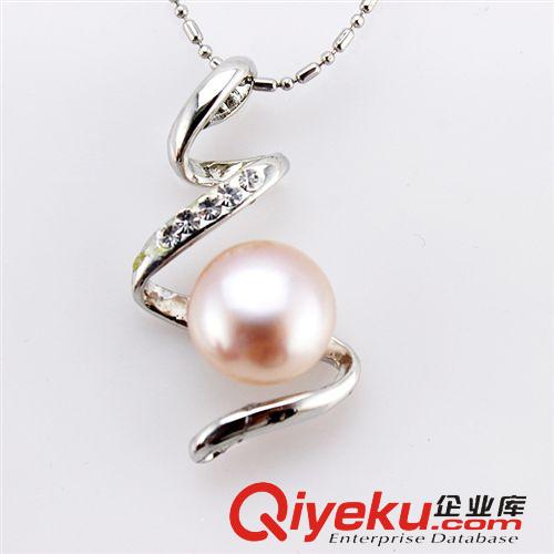 珍珠吊墜-The pearl hangs fall 珍珠項(xiàng)墜 S型珍珠吊墜 12mm項(xiàng)飾 外貿(mào)出口首飾 140709