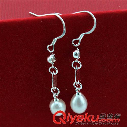 珍珠耳飾-Pearl ear ornament 珍珠耳環(huán) 電腦片長型 珍珠飾品7mm 外貿(mào)出口 140822