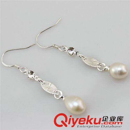 珍珠耳飾-Pearl ear ornament 珍珠耳環(huán) 電腦片長型 珍珠飾品7mm 外貿(mào)出口 140822