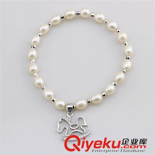 珍珠手鏈-Pearl bracelet 卓偉珍珠 珍珠手鏈 5-6小米珠純銀 淘寶暴款 140715