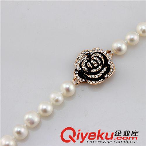 珍珠手鏈-Pearl bracelet 卓偉珍珠 淡水珍珠 7點近圓珍珠手鏈 外貿(mào)出品手飾  140716