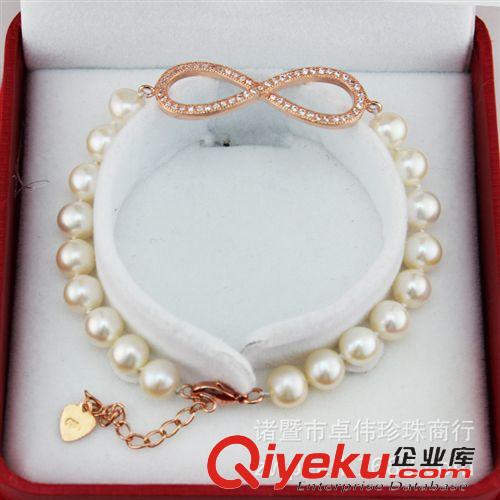珍珠手鏈-Pearl bracelet 新品 外貿(mào)出口首飾 純銀飾品批發(fā) 淡水珍珠手鏈 諸暨珍珠 140612原始圖片2