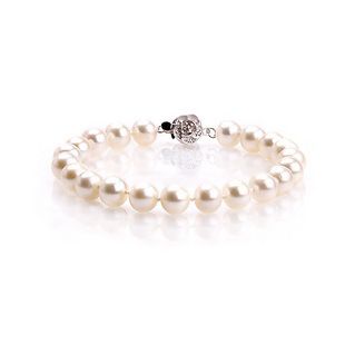 珍珠手鏈-Pearl bracelet 卓偉珍珠 tr淡水珍珠8-9mm 珍珠手鏈 Pearl Jewelry 131233