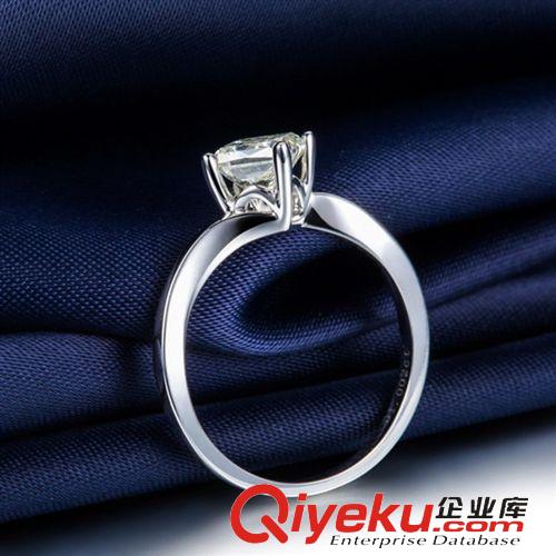 最近新款 鉆戒批發  珠寶18K白金鉆石女戒 天然南方鉆石鑲嵌加工定做原始圖片3