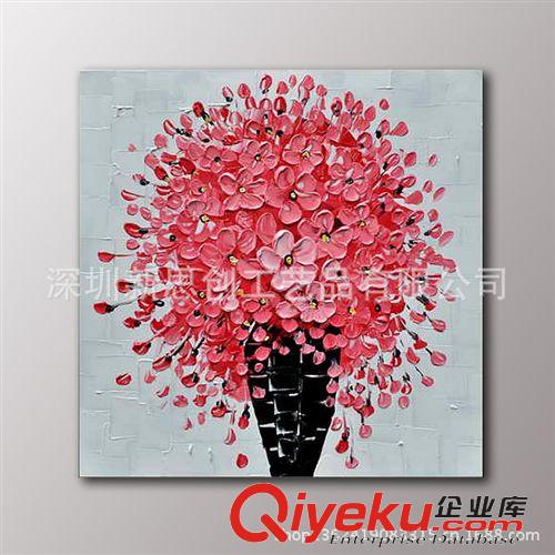 花卉風(fēng)格油畫 批發(fā)純手繪油畫，花卉風(fēng)格 60x90cm 油畫