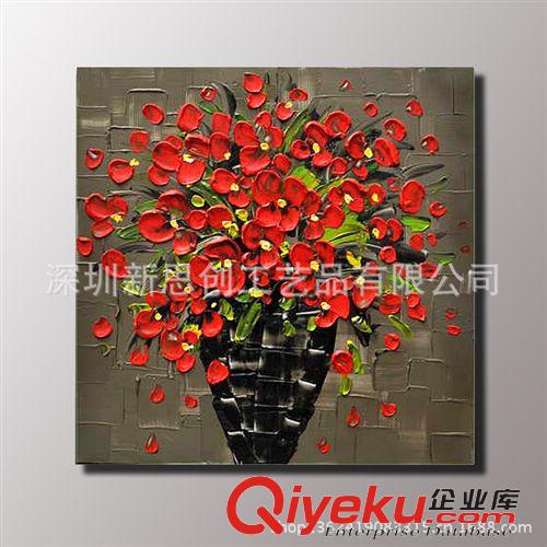 花卉風(fēng)格油畫 批發(fā)純手繪油畫，花卉風(fēng)格 60x90cm 油畫