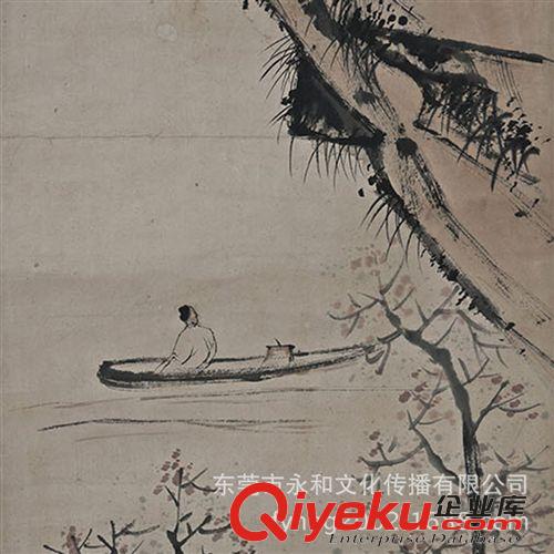 現(xiàn)代書(shū)畫(huà)名家C 【廠家批發(fā)供應(yīng)gf名家字畫(huà)】陳少梅 山水26×74原始圖片3