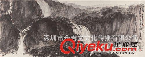 現代書畫名家F 【廠家批發gf名家字畫】傅抱石  游春圖119×19