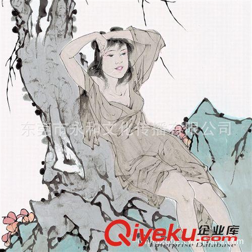 現代書畫名家F 【廠家批發供應gf名家】范曾  天鵝之歌45×97原始圖片2