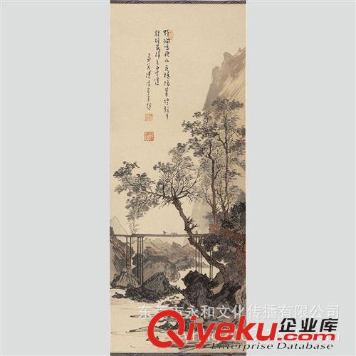 現(xiàn)代書(shū)畫(huà)名家P 【倉(cāng)吉堂藝品 gf名家字畫(huà)批發(fā)】潘天壽 雁蕩山花圖60×60