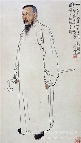 現代書畫名家X 【倉吉堂藝品 gf名家字畫批發】徐悲鴻 清影33×28
