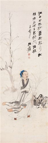 現代書畫名家Z 專業供應 張大千梅花圖40.2*40.2 gd畫心批發