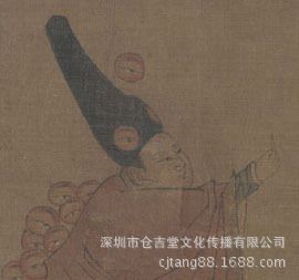 古代繪畫(huà) 【gf復(fù)制中國(guó)歷代書(shū)畫(huà)珍品】南宋  佚名  雜劇（賣眼藥）圖原始圖片2