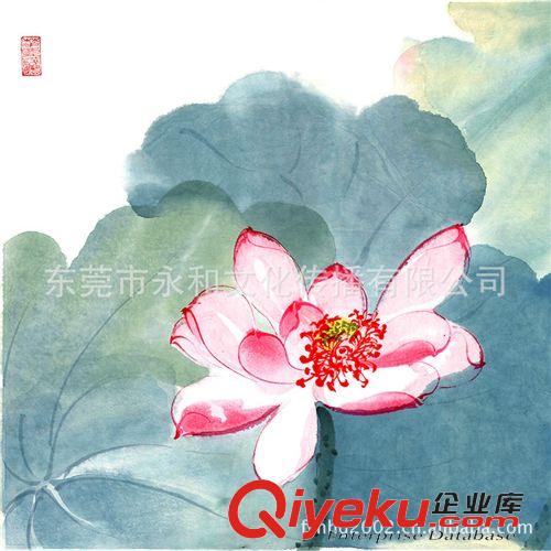 產(chǎn)品大全 廠家供應(yīng) 張大千嘉藕圖130×60.4 工藝字畫批發(fā)