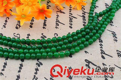 花綠 盛記寶石廠家tr馬來玉深色圓珠 散珠子半成品 飾品DIY配件批發原始圖片2