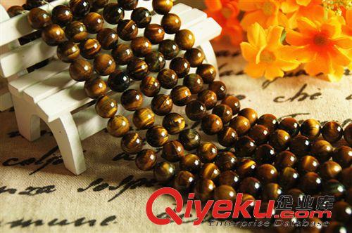 虎眼 2-12mmA級tr黃虎眼圓珠 散珠子半成品 飾品DIY配件批發