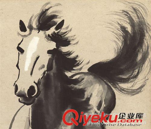 熱銷產(chǎn)品 廠家銷售 徐悲鴻 奔馬騰飛圖 古代gf字畫 精美畫心批發(fā)原始圖片2