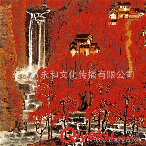 熱銷產(chǎn)品 生產(chǎn)供應(yīng) 李可染 gf字畫 收藏名家字畫 萬山遍紅60*97原始圖片3