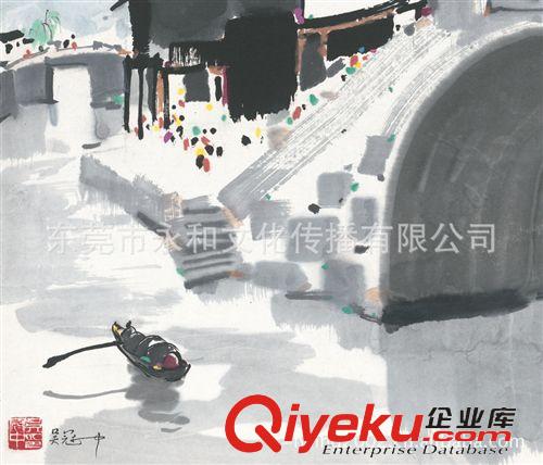 熱銷產(chǎn)品 廠家生產(chǎn) 星級酒店字畫 吳冠中字畫 白首憶童年68*49原始圖片2