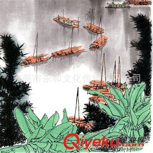 現(xiàn)代書畫名家 B 【廠家供應(yīng)  名家國畫山水】白雪石  漓江45×63原始圖片3
