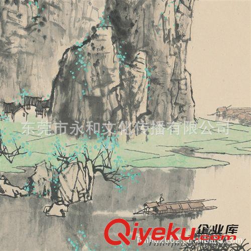 現(xiàn)代書畫名家 B 廠家供應(yīng) 家居裝飾字畫 白雪石 漓江 仿古畫心原始圖片3