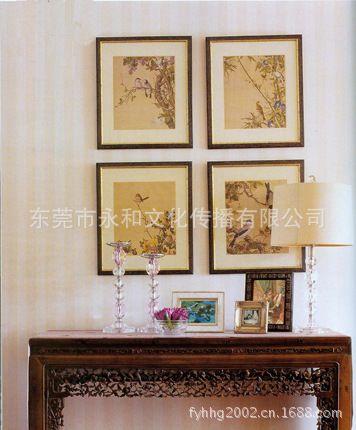 現(xiàn)代書畫名家 C 【廠家批發(fā)供應(yīng)gf名家字畫】程十發(fā)  曲水流觴27X24原始圖片3