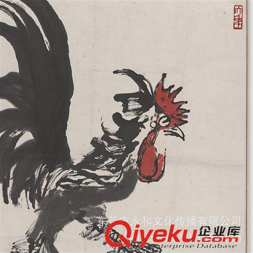 現代書畫名家 C 【廠家批發供應gf名家字畫】陳大羽  雄雞圖69×69原始圖片3