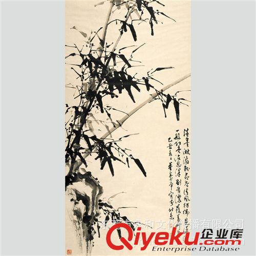 現代書畫名家 D 【廠家批發供應gf名家字畫】董壽平 行書聯-江流天地外