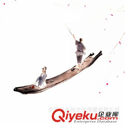現(xiàn)代書畫名家 F 【廠家批發(fā)gf名家字畫】傅抱石  秋風(fēng)吹下紅雨來50×36原始圖片2