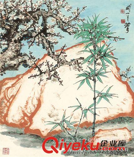 現(xiàn)代書(shū)畫(huà)名家 G 【廠(chǎng)家批發(fā)gf名家字畫(huà)】郭沫若 行書(shū)-和屈原詞43×74