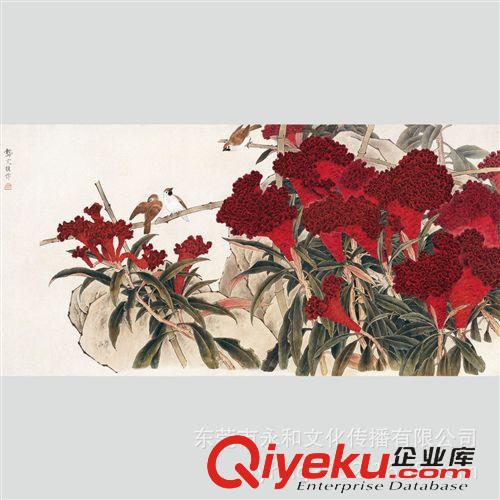 現(xiàn)代書畫名家 G 【廠家批發(fā)gf名家字畫】高劍父  林蔭橋影47×135
