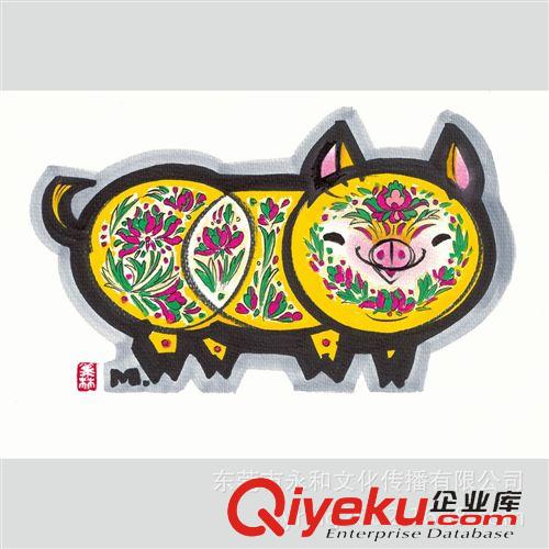現(xiàn)代書(shū)畫(huà)名家 H 【廠(chǎng)家批發(fā)gf名家字畫(huà)】韓美林  熊貓02-39×54