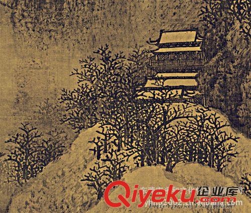 古代繪畫 【gf真復(fù)制中國歷代法書名畫】北宋  范寬  雪景寒林圖原始圖片3