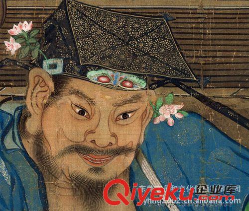 古代繪畫(huà) 廠(chǎng)家生產(chǎn)  中國(guó)字畫(huà) 北宋  蘇漢臣 貨郎圖裝裱字畫(huà)  宣紙字畫(huà)原始圖片3
