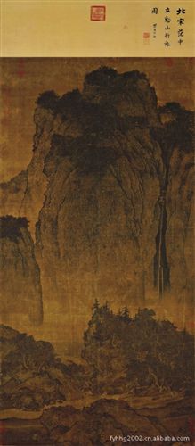 古代繪畫(huà) 廠(chǎng)家生產(chǎn)  中國(guó)字畫(huà) 北宋  蘇漢臣 貨郎圖裝裱字畫(huà)  宣紙字畫(huà)