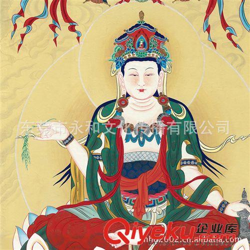 唐卡觀音佛像 【廠家供應  唐卡觀音佛像】唐卡(13)29×55原始圖片2