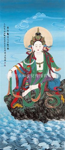 唐卡觀音佛像 【廠家供應  唐卡觀音佛像】唐卡(13)29×55