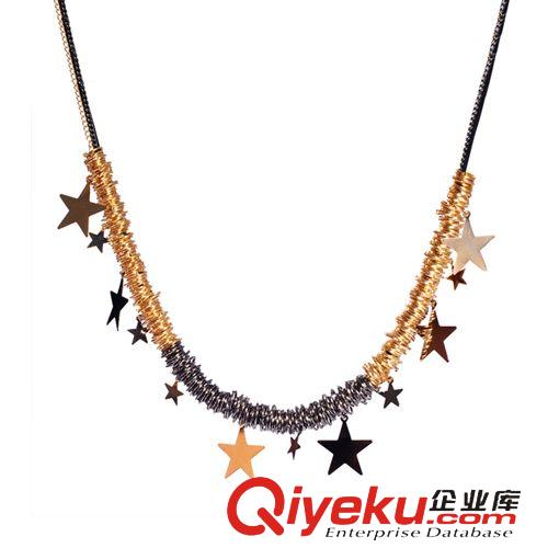 短項(xiàng)鏈/鎖骨鏈 星星長(zhǎng)款毛衣鏈批發(fā) 韓版百搭毛衣配飾 時(shí)尚長(zhǎng)款項(xiàng)鏈女 廠家直銷原始圖片2