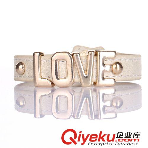 2015.01新品 歐美外貿(mào)原單 潮流LOVE皮革手鏈LOVE皮革手鏈 小額混批 現(xiàn)貨供應(yīng)