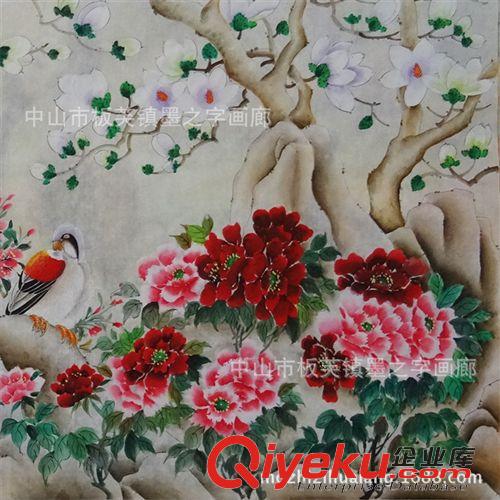 尺寸 中國(guó)字畫(huà) 國(guó)畫(huà)純手繪gf花鳥(niǎo)作品 酒店客廳裝飾畫(huà) 國(guó)畫(huà)批發(fā)定制