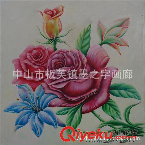 油畫 歐美客廳家居酒店裝飾掛畫 地中海風(fēng)景純手繪油畫批發(fā)定制
