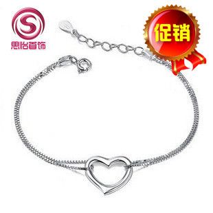 925純銀耳環(huán) 心扉之吻 925純銀耳飾品 韓版 耳環(huán) 女 閃亮溫馨 女
