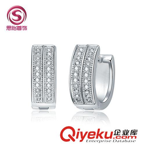 925純銀耳環(huán) 金橘銀飾 飾品 925純銀耳環(huán) 女韓版時(shí)尚耳飾 七夕禮物