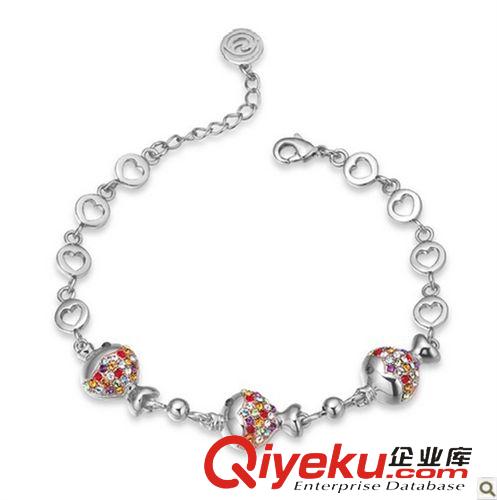 環保銅手鏈 【金橘思怡首飾】新款韓版gd奧地利水晶小丑魚手鏈 女 廠家直銷