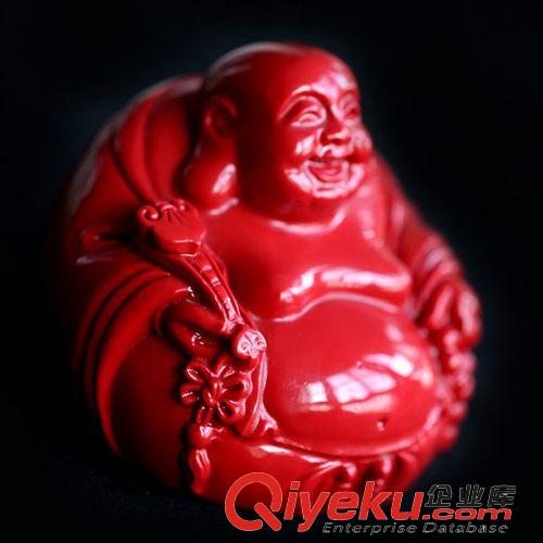 飾品擺件 朱砂紅佛擺件禪意工藝品 佛像擺設 辟邪 zp水晶擺件原始圖片3