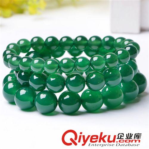 瑪瑙手鏈專區 批發5Atr巴西綠瑪瑙手鏈 廠家底價 綠玉髓時尚寶石水晶飾品