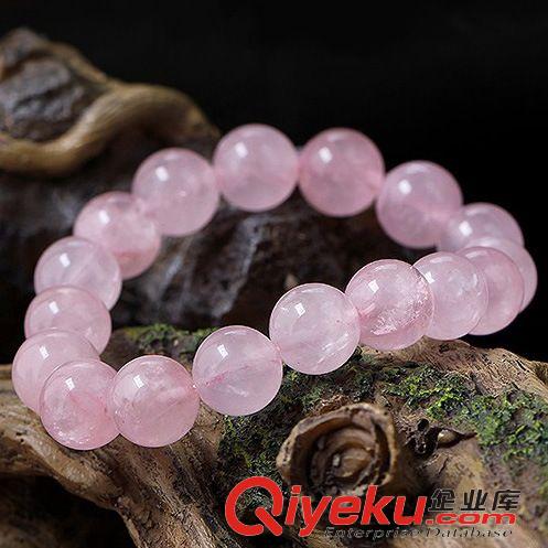 水晶手鏈專區(qū) 【全網(wǎng){zd1}價】批發(fā)馬達加斯加粉晶粉水晶手鏈芙蓉晶 超級粉嫩