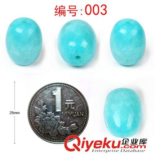 DIY手工配件專區(qū) 秦哲水晶寶石散珠 {dj0}{ctr}冰種秘魯天河石DIY 桶珠隔珠子原始圖片2