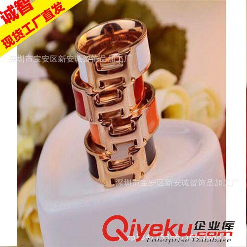 316鈦鋼 誠智飾品 鈦鋼鍍18K玫瑰金時尚項鏈字母H項鏈工廠批發(fā)代發(fā)1124040
